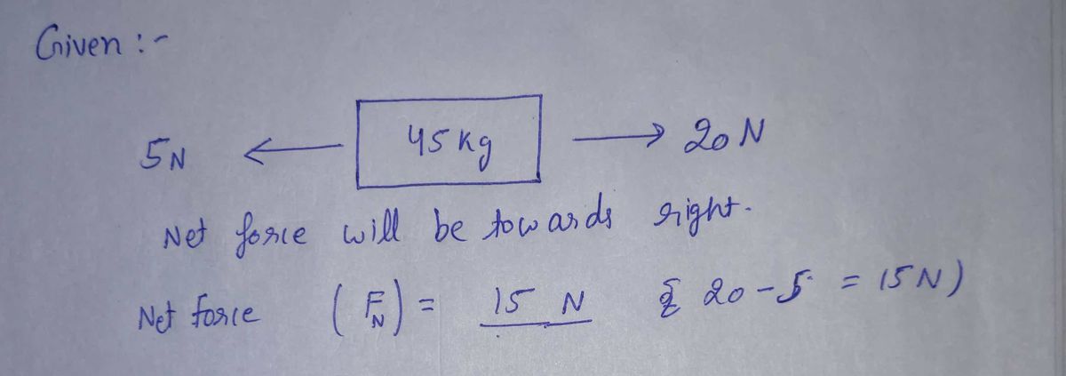 Physics homework question answer, step 1, image 1